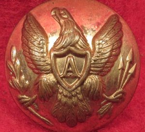 US Artillery Coat Button